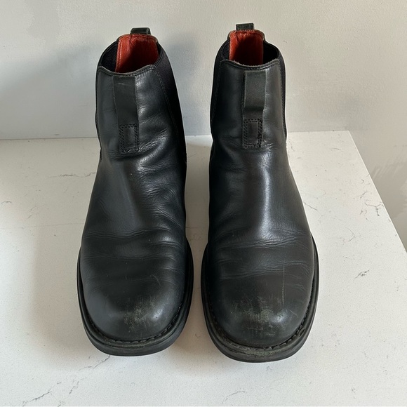 Timberland Mt Washington Chelsea Ankle Waterproof Black Leather Boots 13M Men - Picture 1 of 14